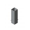 Przedłużenie komina prostokątne 0,5mb gr.0,8mm