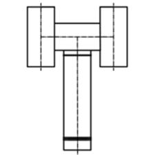 Deflektor typu "H" SWR Ø 100mm ocynk