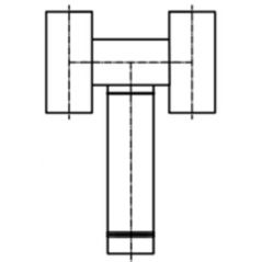 Deflektor typu "H" SWR Ø 160mm ocynk