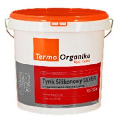 TERMO ORGANIKA tynk silikonowy SILVER TO-TSSm do aplikacji mechanicznej, 29 kg