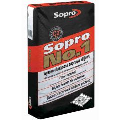 SOPRO No.1 - 400 - wysokoelastyczny klej do płytek, 5 kg