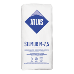 ATLAS SILMUR M-7,5 25kg zaprawa murarska do elementów silikatowych