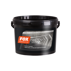 FOX BETON 10kg tynk dekoracyjny wapienny do wnętrz