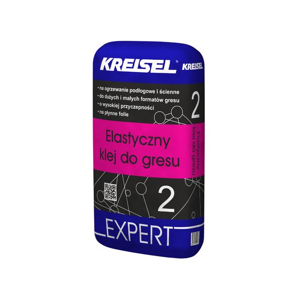 Kreisel  specjalistyczny klej do przyklejania płytek gresowych EXPERT 2, 25 kg