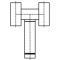 Deflektor typu "H" SWR Ø 150mm ocynk